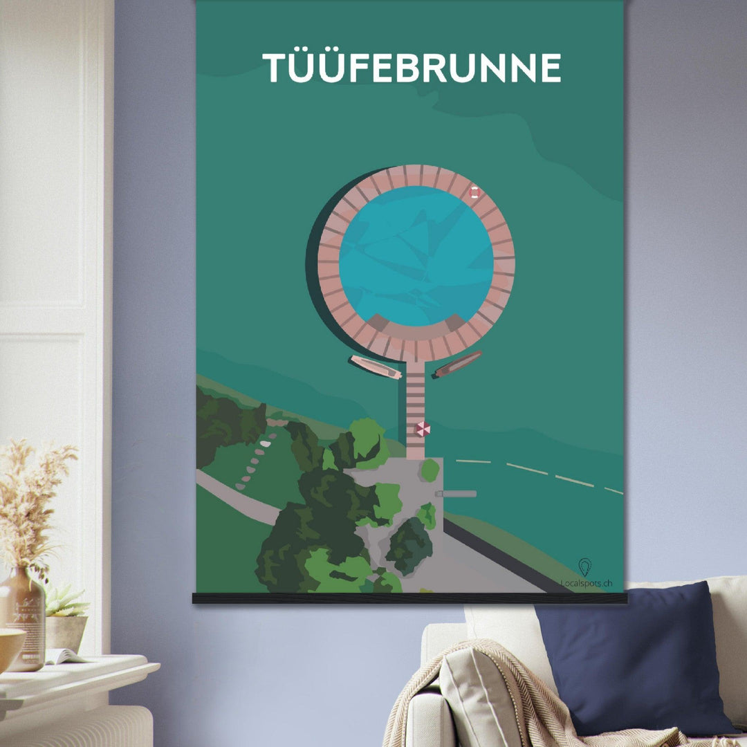 Tüüfebrunne - Printree.ch Localspot, Minimal, Minimalismus