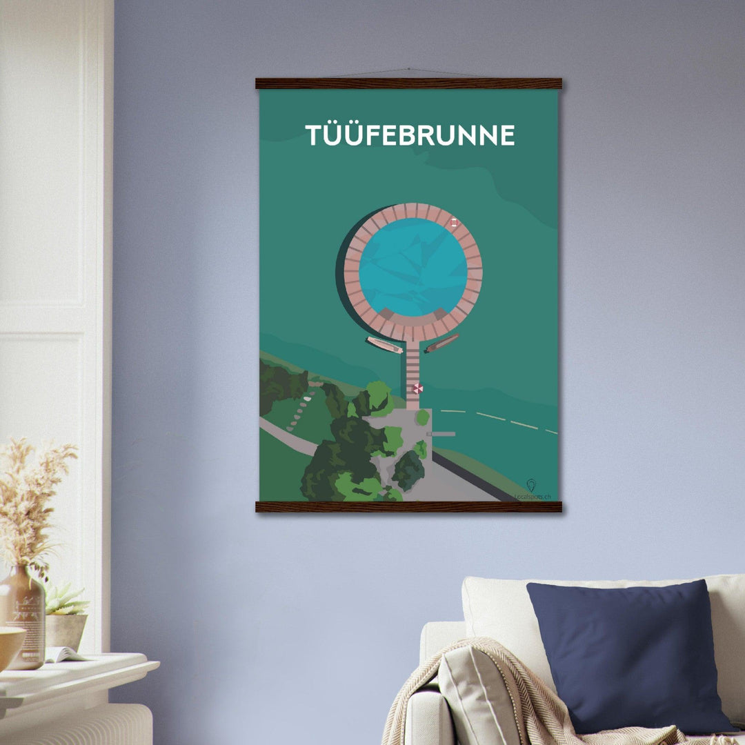 Tüüfebrunne - Printree.ch Localspot, Minimal, Minimalismus