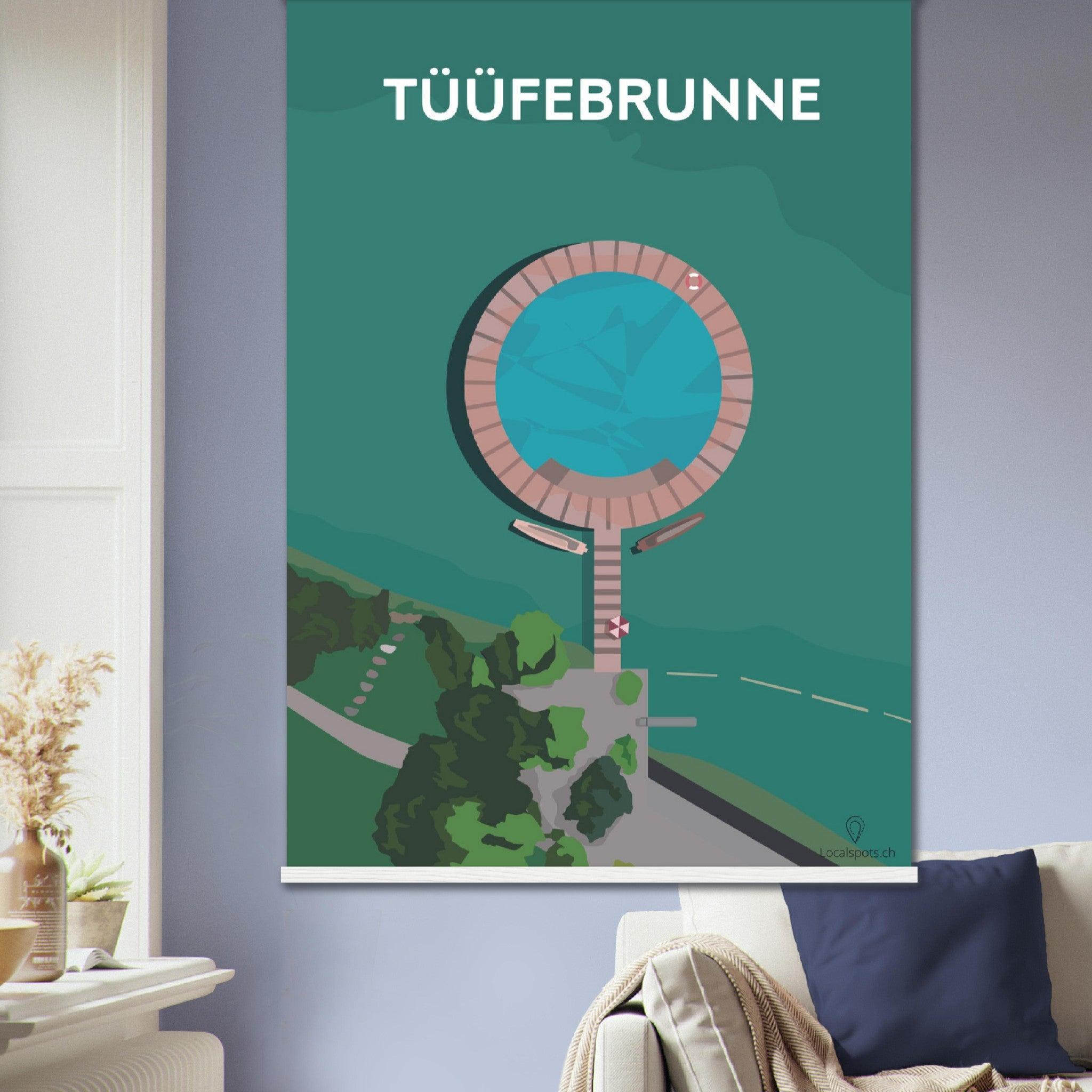 Tüüfebrunne - Printree.ch Localspot, Minimal, Minimalismus