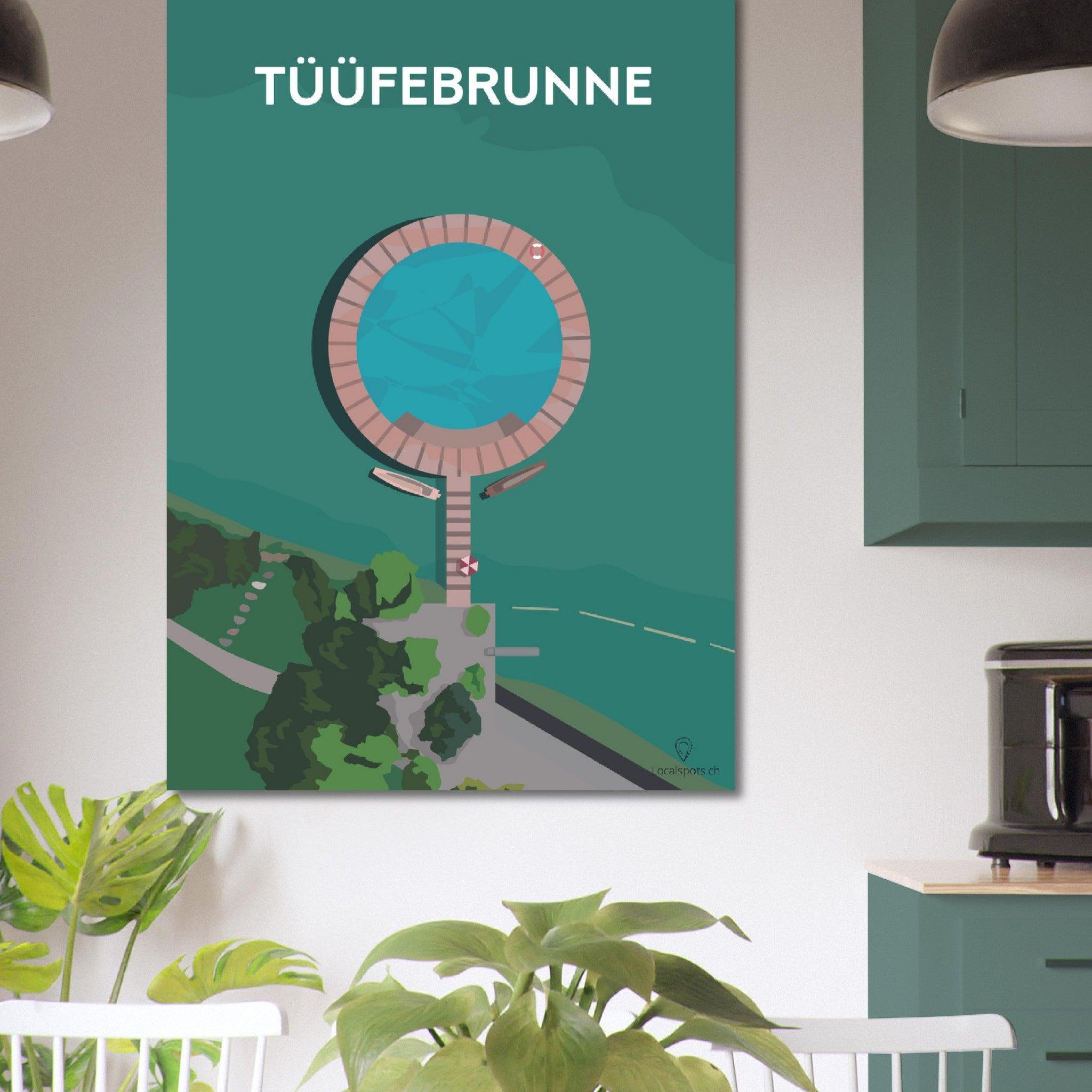 Tüüfebrunne - Printree.ch Localspot, Minimal, Minimalismus