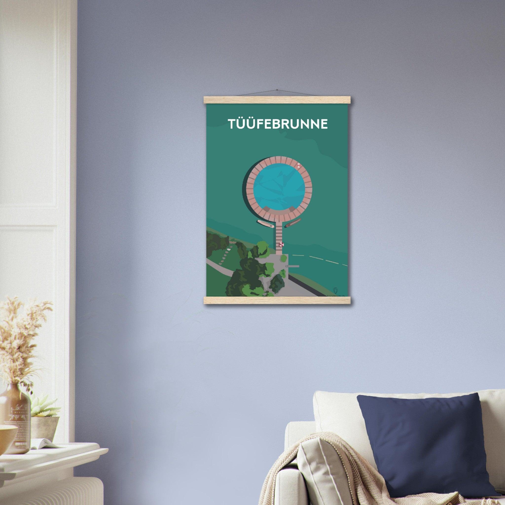 Tüüfebrunne - Printree.ch Localspot, Minimal, Minimalismus