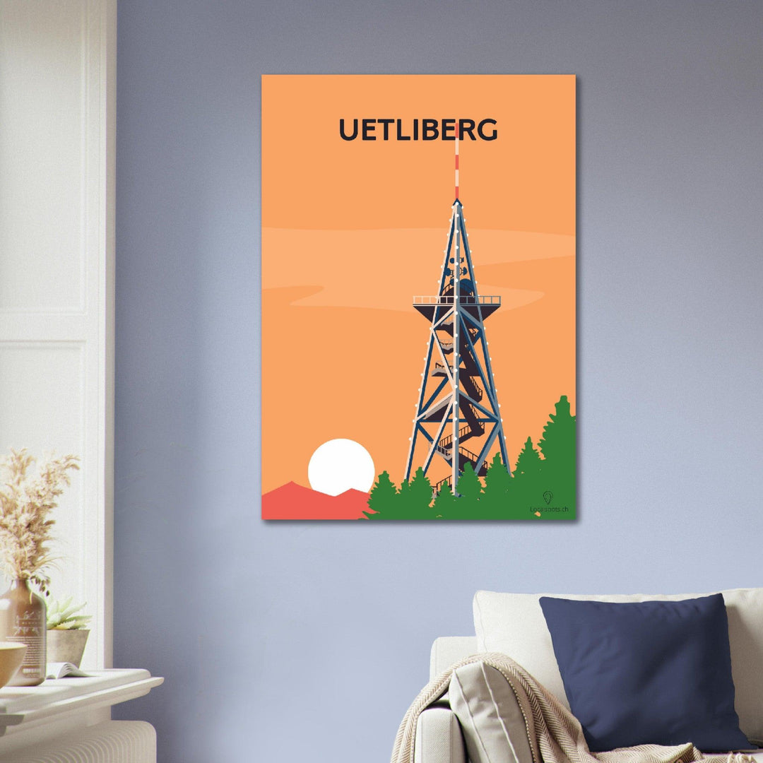 Uetliberg - Printree.ch Localspot, Minimal, Minimalismus