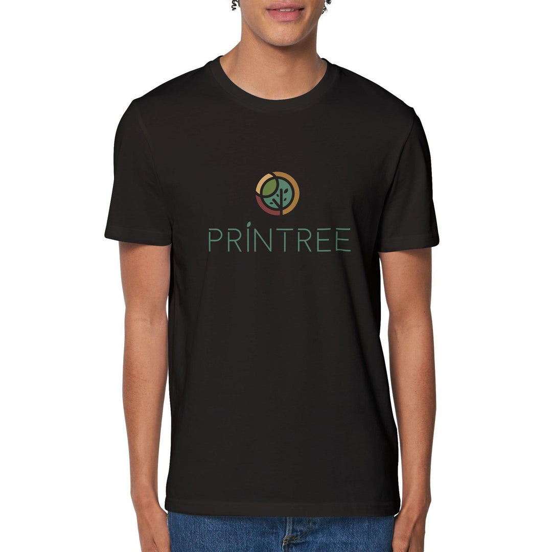 Unisex-T-Shirt aus Bio Baumwolle mit Rundhalsausschnitt - Printree.ch Fan - Shop