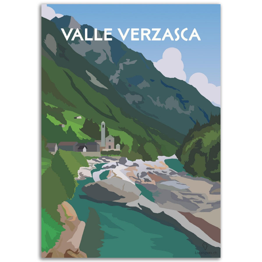 Valle Verzasca - Printree.ch Localspot, Minimal, Minimalismus