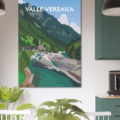 Valle Verzasca - Printree.ch Localspot, Minimal, Minimalismus