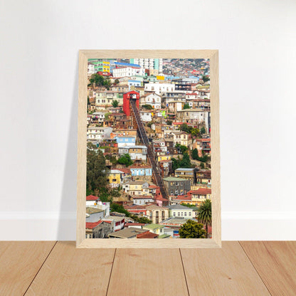 Valparaíso Schönheitsposter - Printree.ch bunte Häuser, Chile, Farben, Foto, Fotografie, Hafenstadt, Kultur, Künstlerviertel, Küste, Reisen, Stadtbild, Straßenkunst, UNESCO-Welterbe, unsplash, Valparaíso