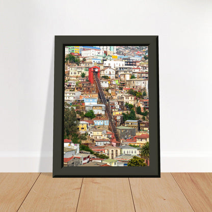 Valparaíso Schönheitsposter - Printree.ch bunte Häuser, Chile, Farben, Foto, Fotografie, Hafenstadt, Kultur, Künstlerviertel, Küste, Reisen, Stadtbild, Straßenkunst, UNESCO-Welterbe, unsplash, Valparaíso