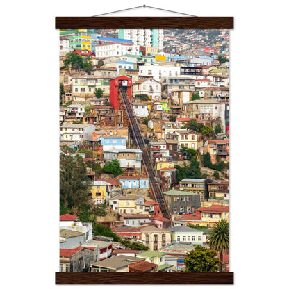 Valparaíso Schönheitsposter - Printree.ch bunte Häuser, Chile, Farben, Foto, Fotografie, Hafenstadt, Kultur, Künstlerviertel, Küste, Reisen, Stadtbild, Straßenkunst, UNESCO-Welterbe, unsplash, Valparaíso