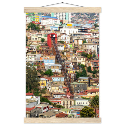 Valparaíso Schönheitsposter - Printree.ch bunte Häuser, Chile, Farben, Foto, Fotografie, Hafenstadt, Kultur, Künstlerviertel, Küste, Reisen, Stadtbild, Straßenkunst, UNESCO-Welterbe, unsplash, Valparaíso