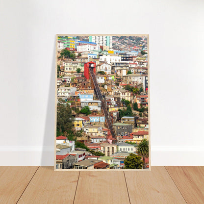 Valparaíso Schönheitsposter - Printree.ch bunte Häuser, Chile, Farben, Foto, Fotografie, Hafenstadt, Kultur, Künstlerviertel, Küste, Reisen, Stadtbild, Straßenkunst, UNESCO-Welterbe, unsplash, Valparaíso