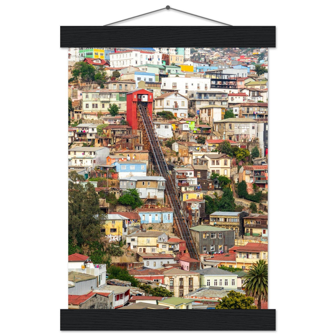 Valparaíso Schönheitsposter - Printree.ch bunte Häuser, Chile, Farben, Foto, Fotografie, Hafenstadt, Kultur, Künstlerviertel, Küste, Reisen, Stadtbild, Straßenkunst, UNESCO-Welterbe, unsplash, Valparaíso