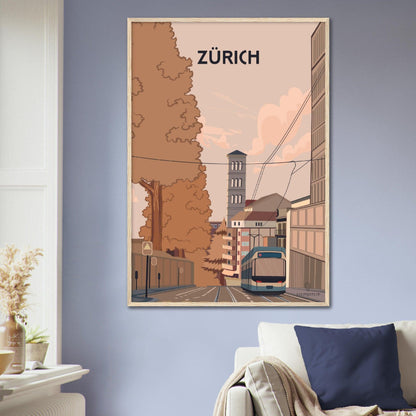 Zürich City - Printree.ch alt, blau, blick, europa, europäisch, Localspot, Minimal, Minimalismus, reise, schweiz, stadt, stadtbild, tourismus, tourist, urban, wahrzeichen, zürich