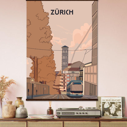 Zürich City - Printree.ch alt, blau, blick, europa, europäisch, Localspot, Minimal, Minimalismus, reise, schweiz, stadt, stadtbild, tourismus, tourist, urban, wahrzeichen, zürich