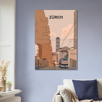 Zürich City - Printree.ch alt, blau, blick, europa, europäisch, Localspot, Minimal, Minimalismus, reise, schweiz, stadt, stadtbild, tourismus, tourist, urban, wahrzeichen, zürich