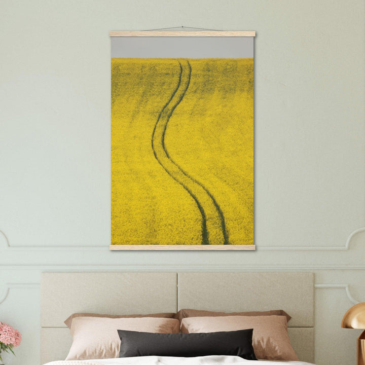 Abstrakte Gelb-Gold-Poster - Printree.ch Foto, Fotografie, gelb, Unsplash