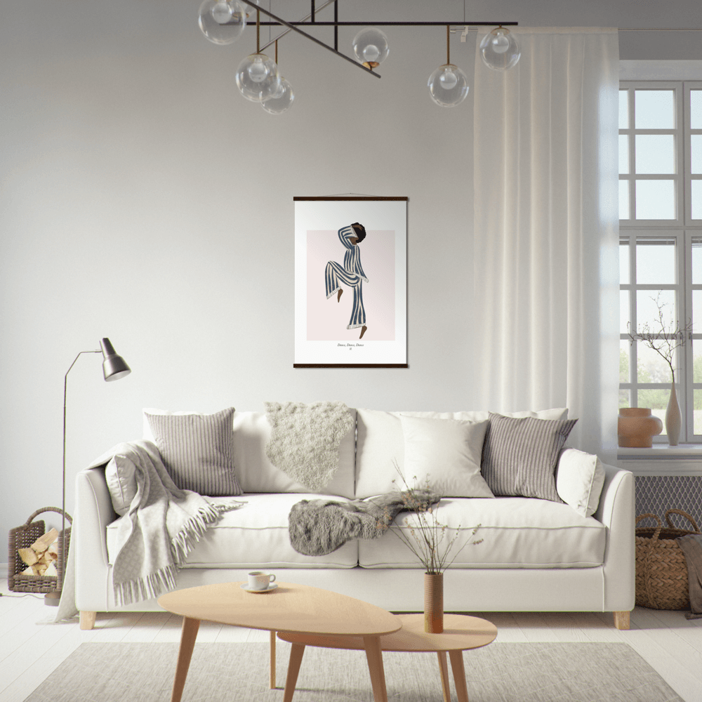 Achtsamkeits-Tanzposter für dein Zuhause - Printree.ch Achtsamkeit, frau, Illustration, Kunst, Meditation