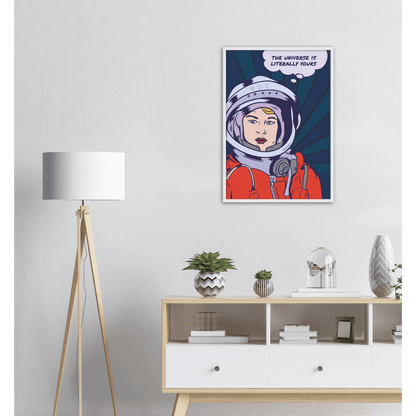 Astronautin Weltraum - Printree.ch anzug, astronaut, astronomie, außen, blau, dunkel, entdeckung, erde, erforscher, erkunden, fantasie, forschung, galaxie, helm, kosmonaut, kosmos, maske, mond, pilot, raumfahrer, raumschiff, schwarz, schön, stern, technologie, universum, weltraum, wissenschaft, zukunft