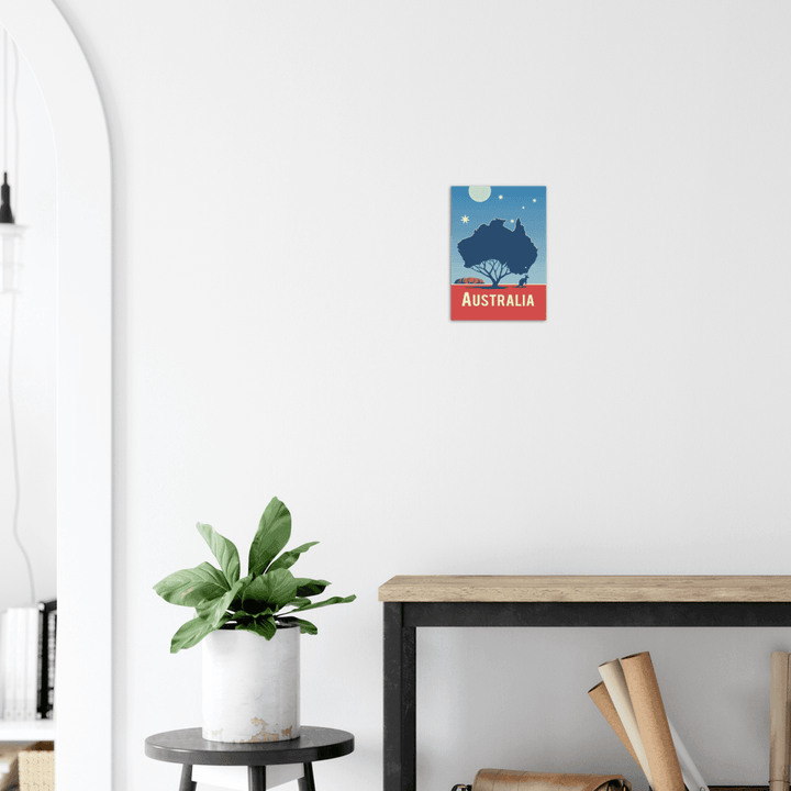 Australia - Printree.ch minimalistisch, touristische reise, travel poster