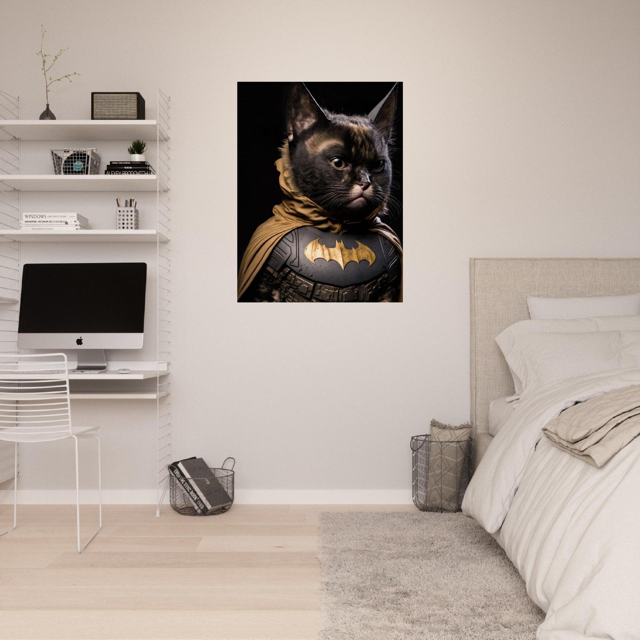 Batman Katzen - Printree.ch AI, Comic, held