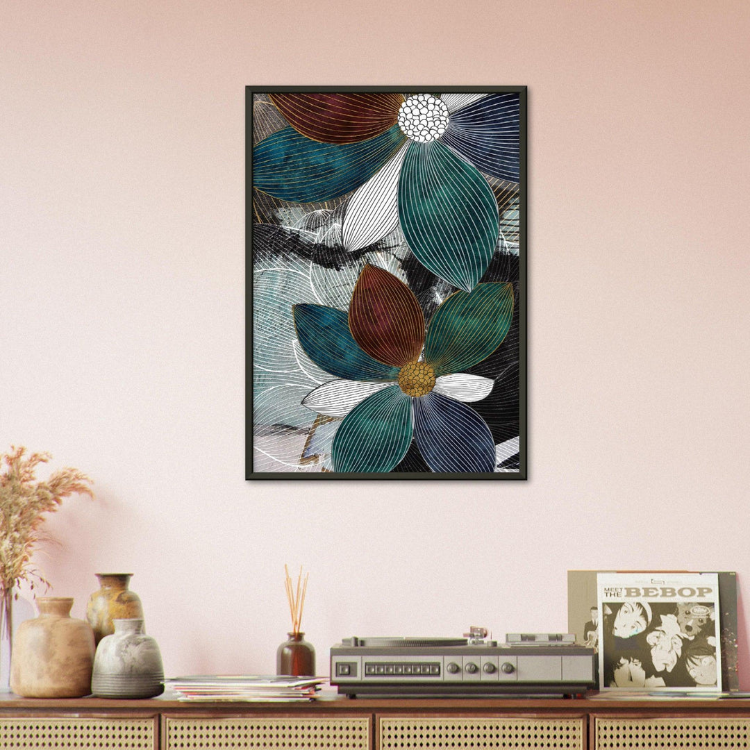 Blütenzauber: Moderne Kunstwerke für zuhause - Printree.ch abstrakt, Abstraktion, Illustration, Kunst, Kunstdruck, modern, surreal