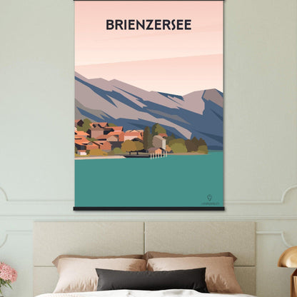 Brienzersee - Printree.ch denkmal, europa, gebäude, grossmünster, kirche, Localspot, Minimal, Minimalismus, reisen, schweiz, stadt, tourismus, turm, zürich