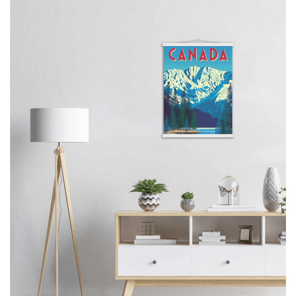 Canada - Printree.ch hintergrund, minimalistisch, touristische reise, travel poster