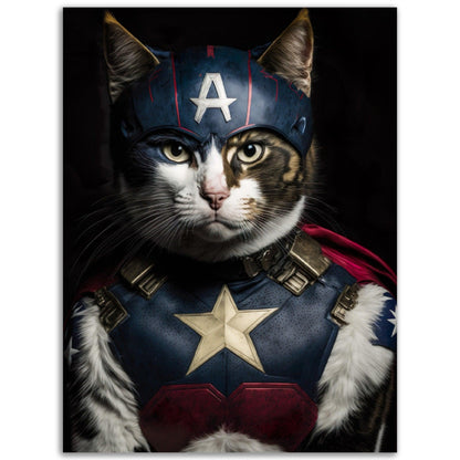 Captain Katze - Printree.ch AI, Comic, held