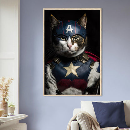 Captain Katze - Printree.ch AI, Comic, held