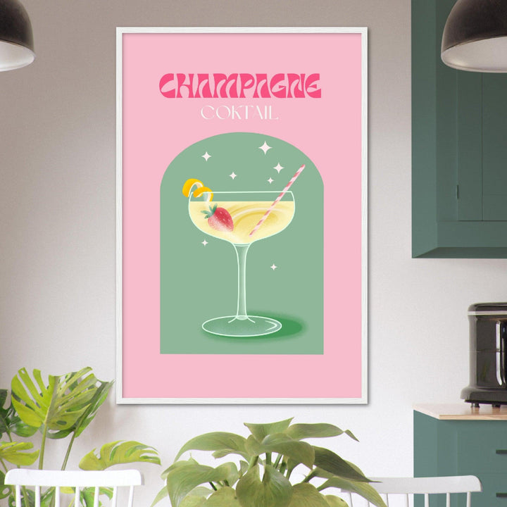 Champagne Modern Art Gallery - Printree.ch Kunst, Kunstdruck