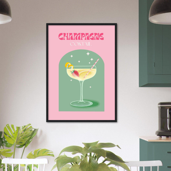 Champagne Modern Art Gallery - Printree.ch Kunst, Kunstdruck
