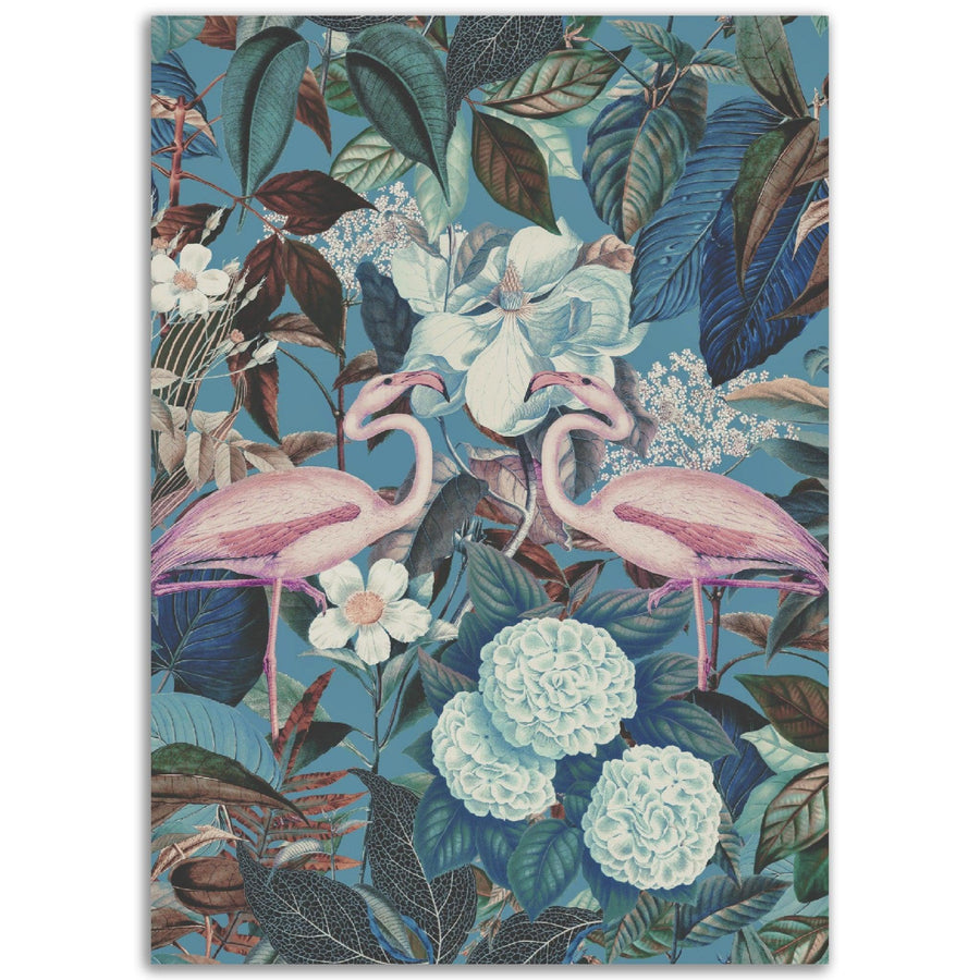 CHarmonie der Symmetrie: Flamingos im Gleichklang - Andrea Haase - Printree.ch Andrea Haase, Vertikal