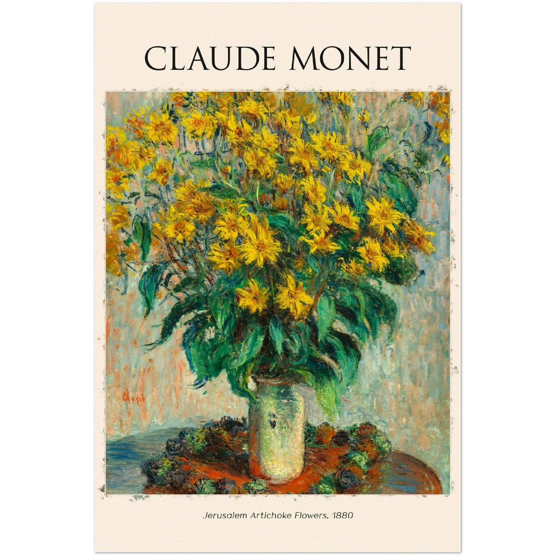 Claude Monet | Topinamburblüten - Printree.ch Kunst, Meisterwerk, Poster