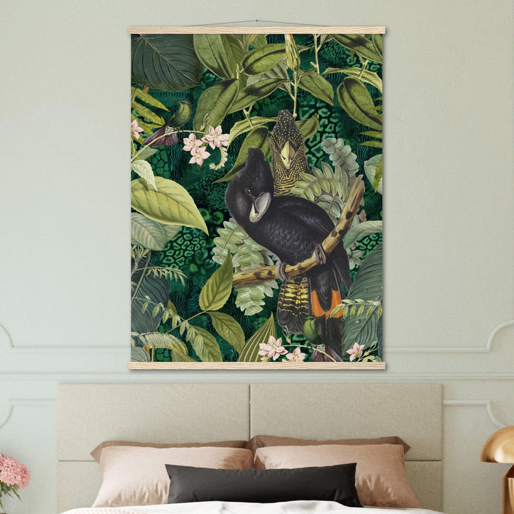 Cockatoos im Dschungel - Ein Fest der Farben und Freude - Andrea Haase - Printree.ch Andrea Haase, Vertikal