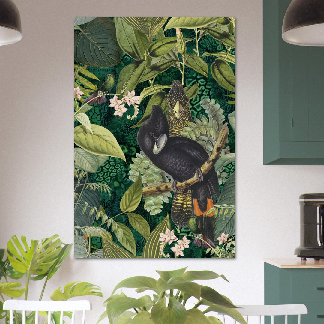 Cockatoos im Dschungel - Ein Fest der Farben und Freude - Andrea Haase - Printree.ch Andrea Haase, Vertikal