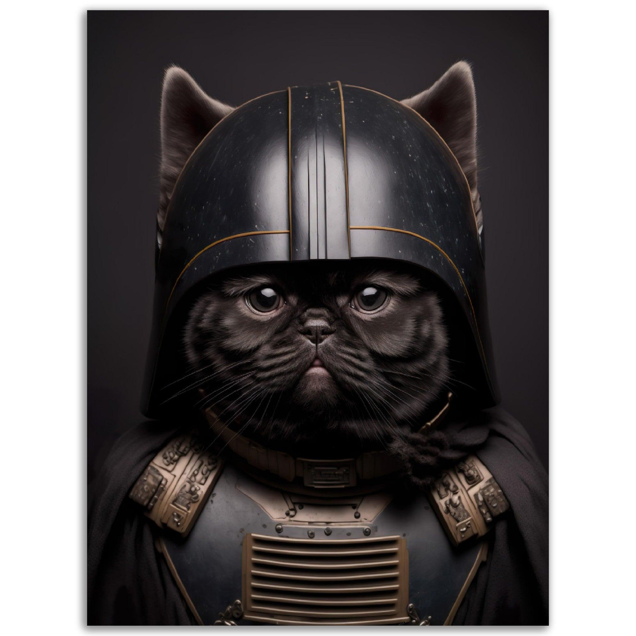 Darth Vador Katze - Printree.ch AI, Comic, held