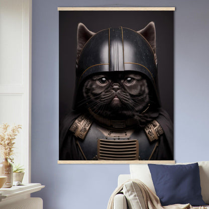 Darth Vador Katze - Printree.ch AI, Comic, held