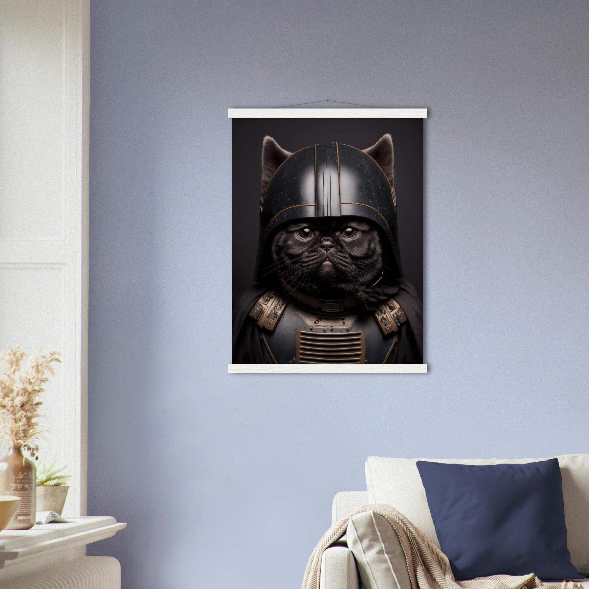 Darth Vador Katze - Printree.ch AI, Comic, held