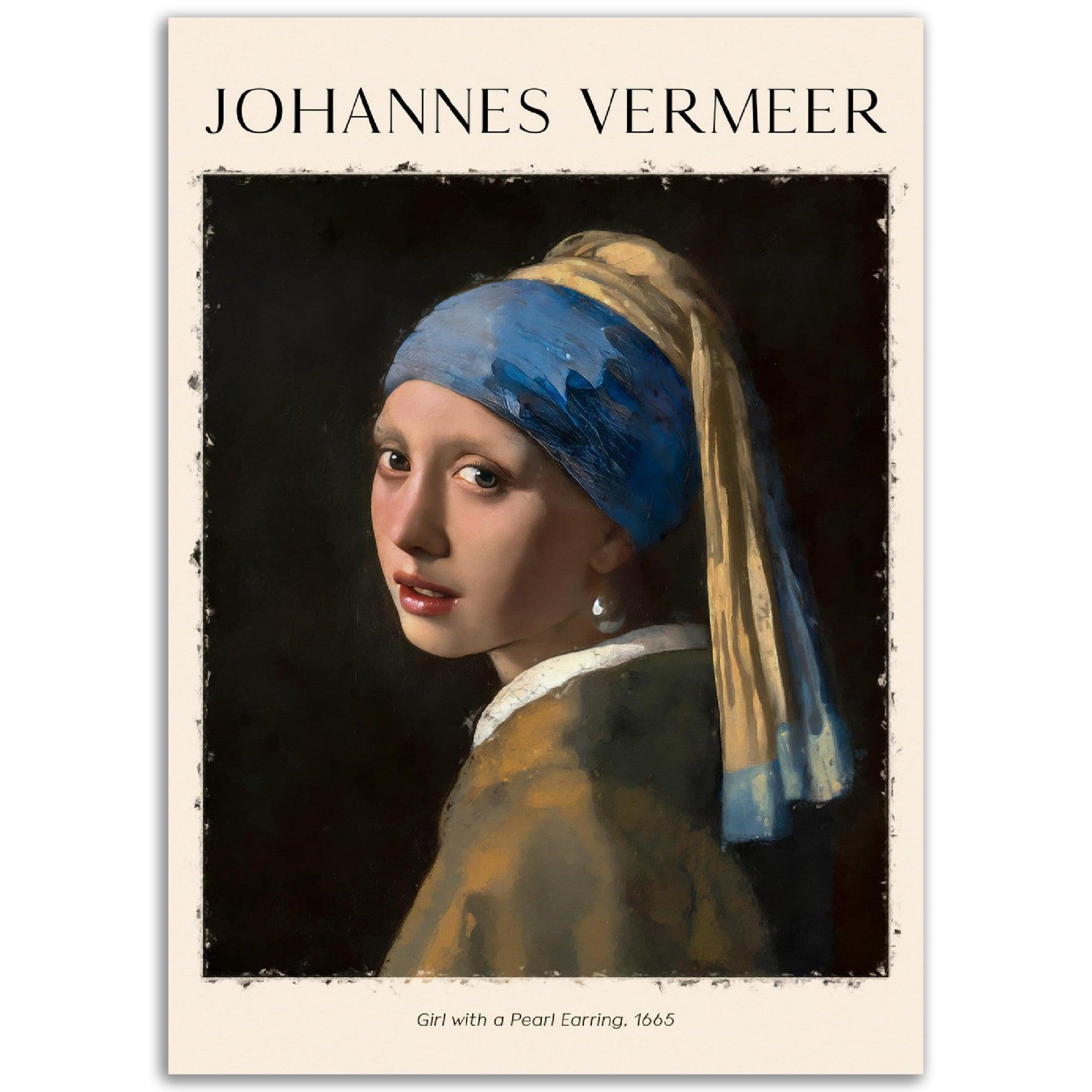 Das Mädchen mit dem Perlenohrgehänge Gemälde von Jan Vermeer - Printree.ch abstrakte frauen, frau, Frauen, Kunst, Malen, Maler, Malerei, Meisterwerk