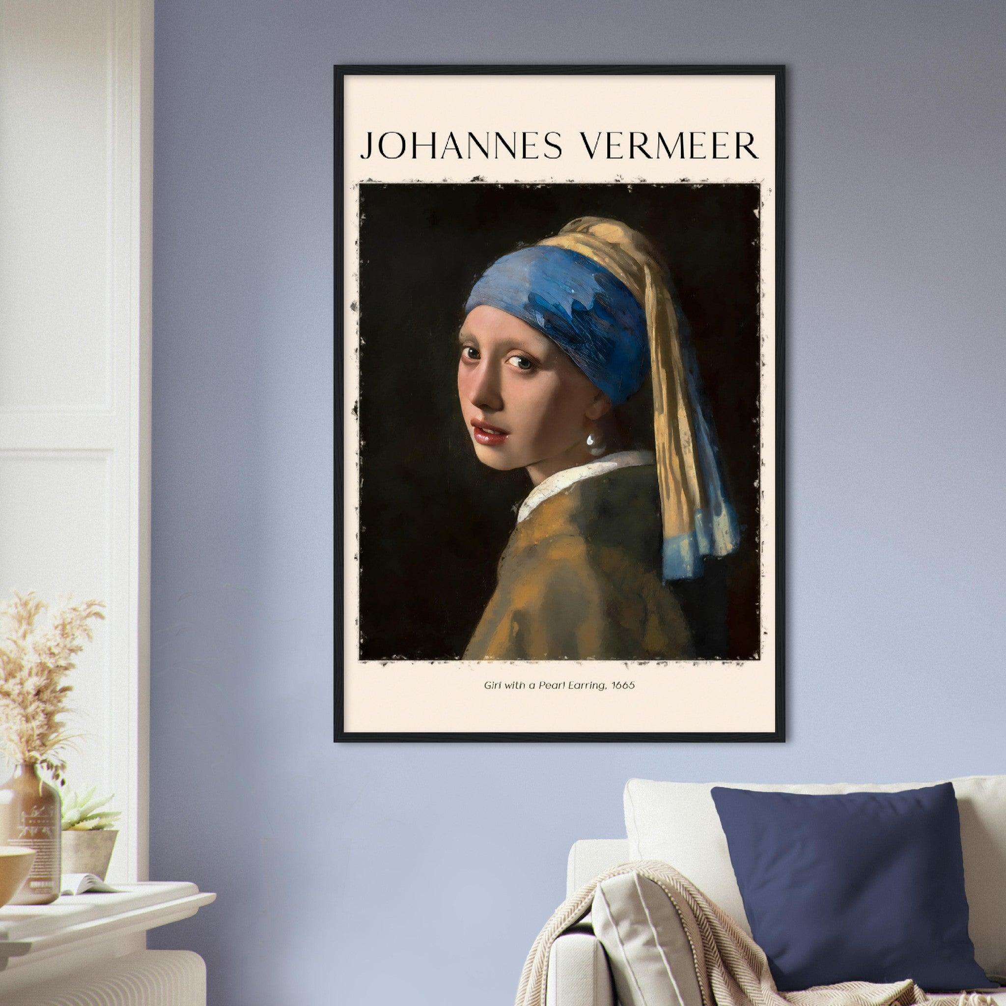 Das Mädchen mit dem Perlenohrgehänge Gemälde von Jan Vermeer - Printree.ch abstrakte frauen, frau, Frauen, Kunst, Malen, Maler, Malerei, Meisterwerk