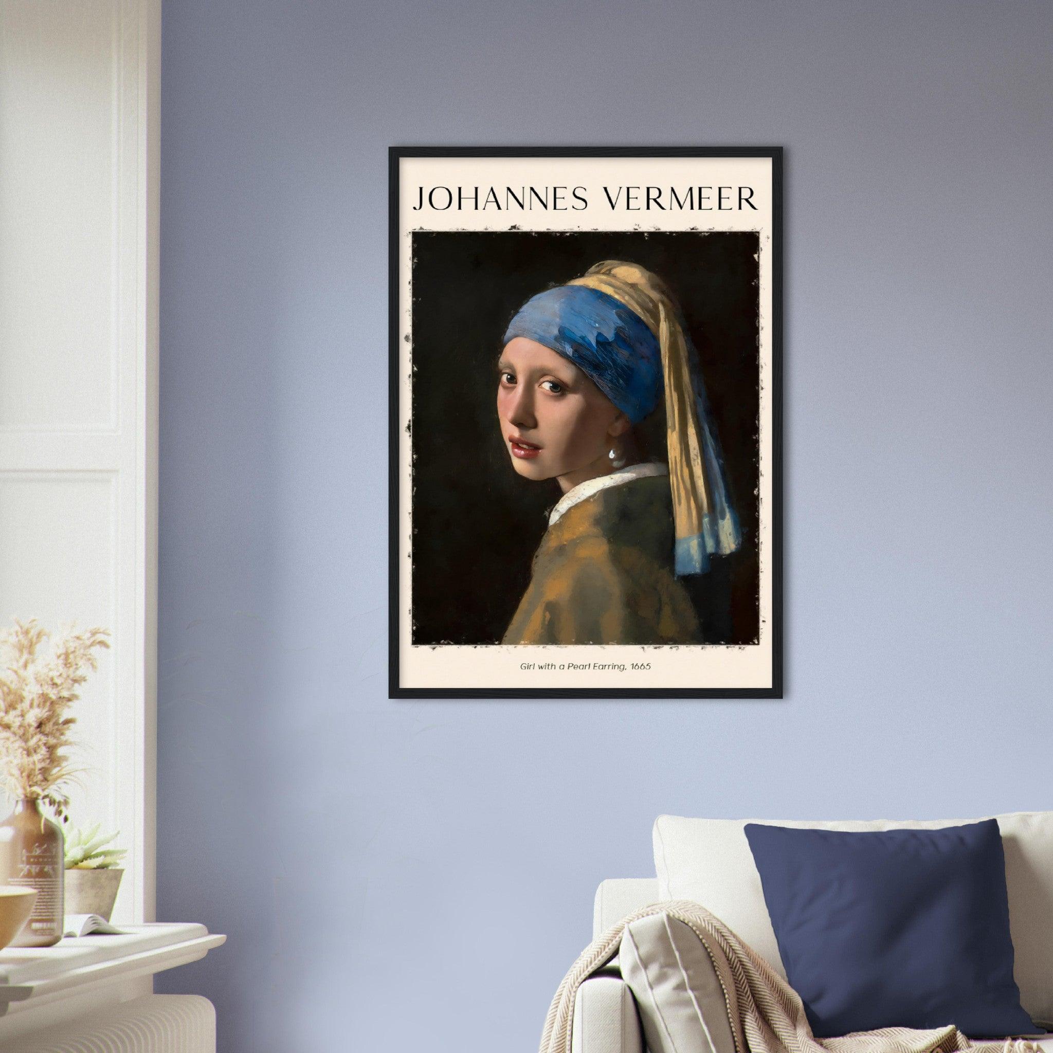 Das Mädchen mit dem Perlenohrgehänge Gemälde von Jan Vermeer - Printree.ch abstrakte frauen, frau, Frauen, Kunst, Malen, Maler, Malerei, Meisterwerk