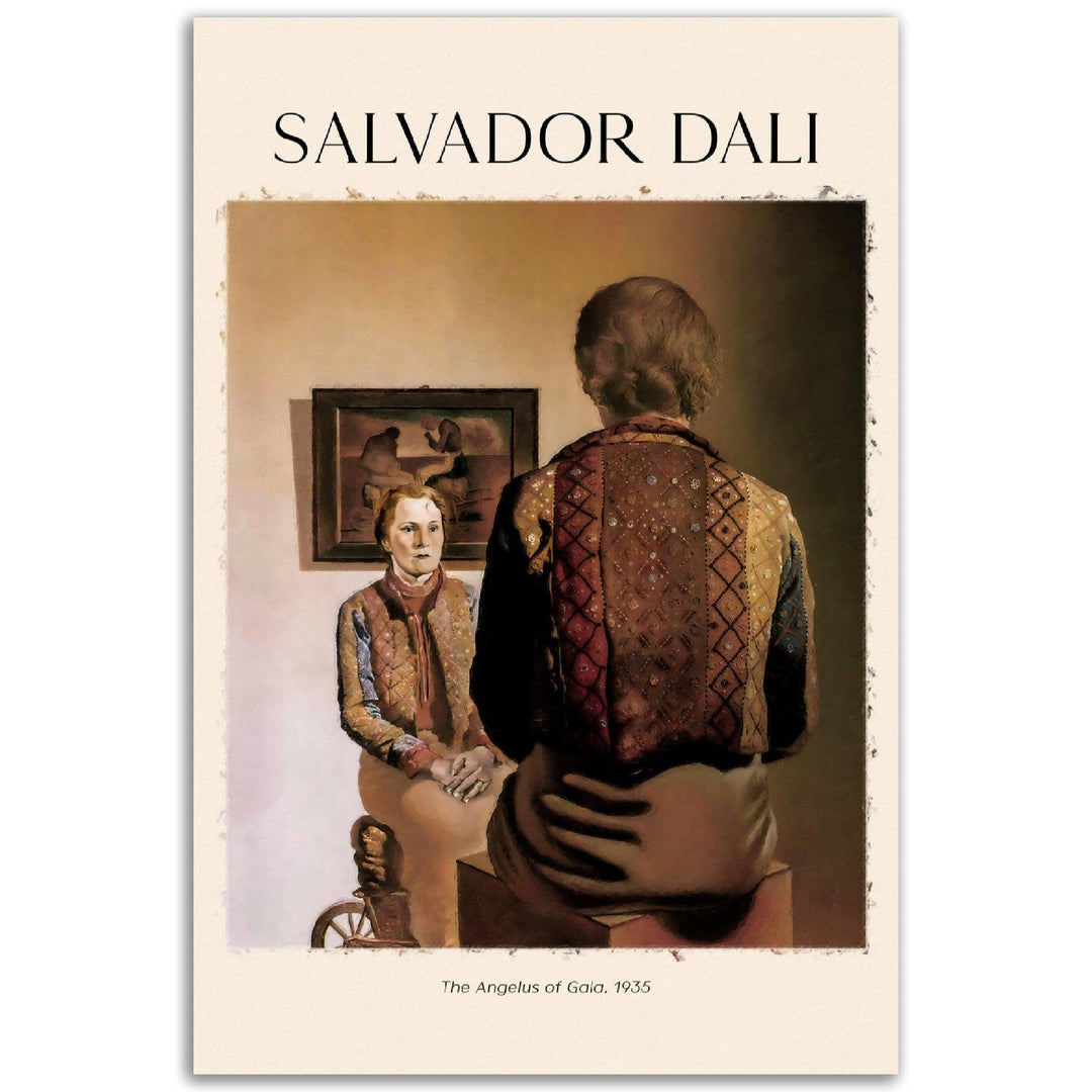 Der Angelus von Gala (Porträt von Gala), 1935 Salvador Dali (1904-1989) - Printree.ch Kunst, Malen, Maler, Malerei, Meisterwerk