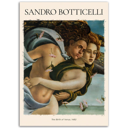 Die Geburt der Venus Gemälde von Sandro Botticelli - Printree.ch abstrakte frauen, frau, Frauen, Kunst, Malen, Maler, Malerei, Meisterwerk