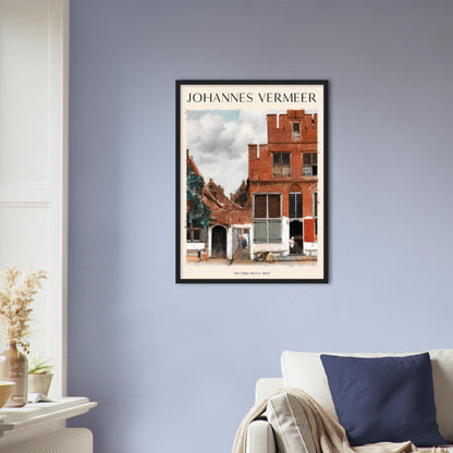 Die kleine Strasse - Johannes Vermeer - Printree.ch Kunst, Malen, Maler, Malerei, Meisterwerk