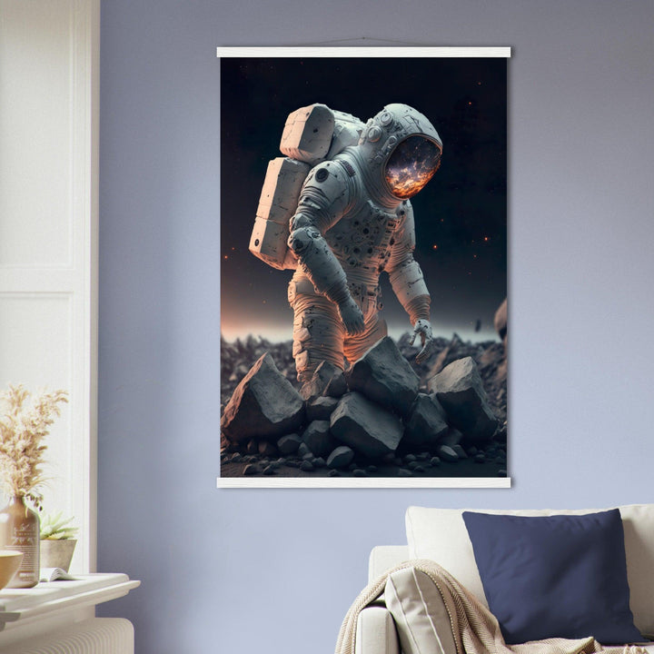 Die Wächter der Sterne: Die mutigen Taten der Raumfahrer - Printree.ch AI, Astronaut, künstlich, Szenerie