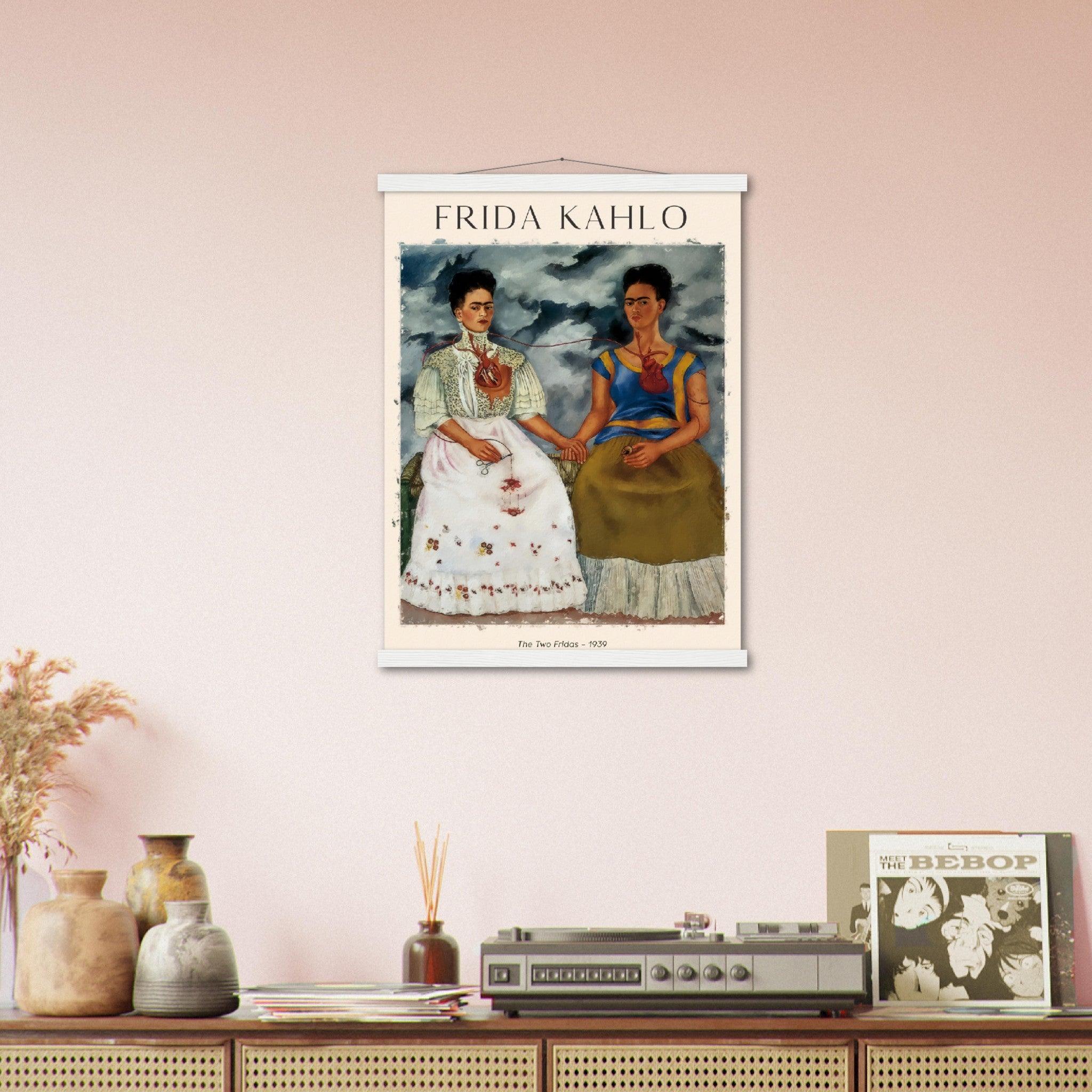 Die zwei Fridas Malerarbeiten von Frida Kahlo - Printree.ch abstrakte frauen, frau, Frauen, Kunst, Malen, Maler, Malerei, Meisterwerk