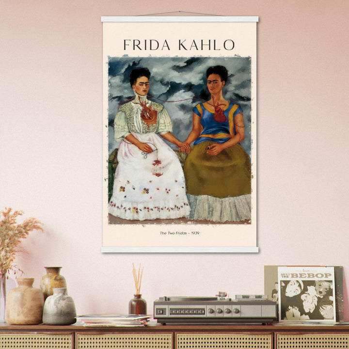 Die zwei Fridas Malerarbeiten von Frida Kahlo - Printree.ch abstrakte frauen, frau, Frauen, Kunst, Malen, Maler, Malerei, Meisterwerk