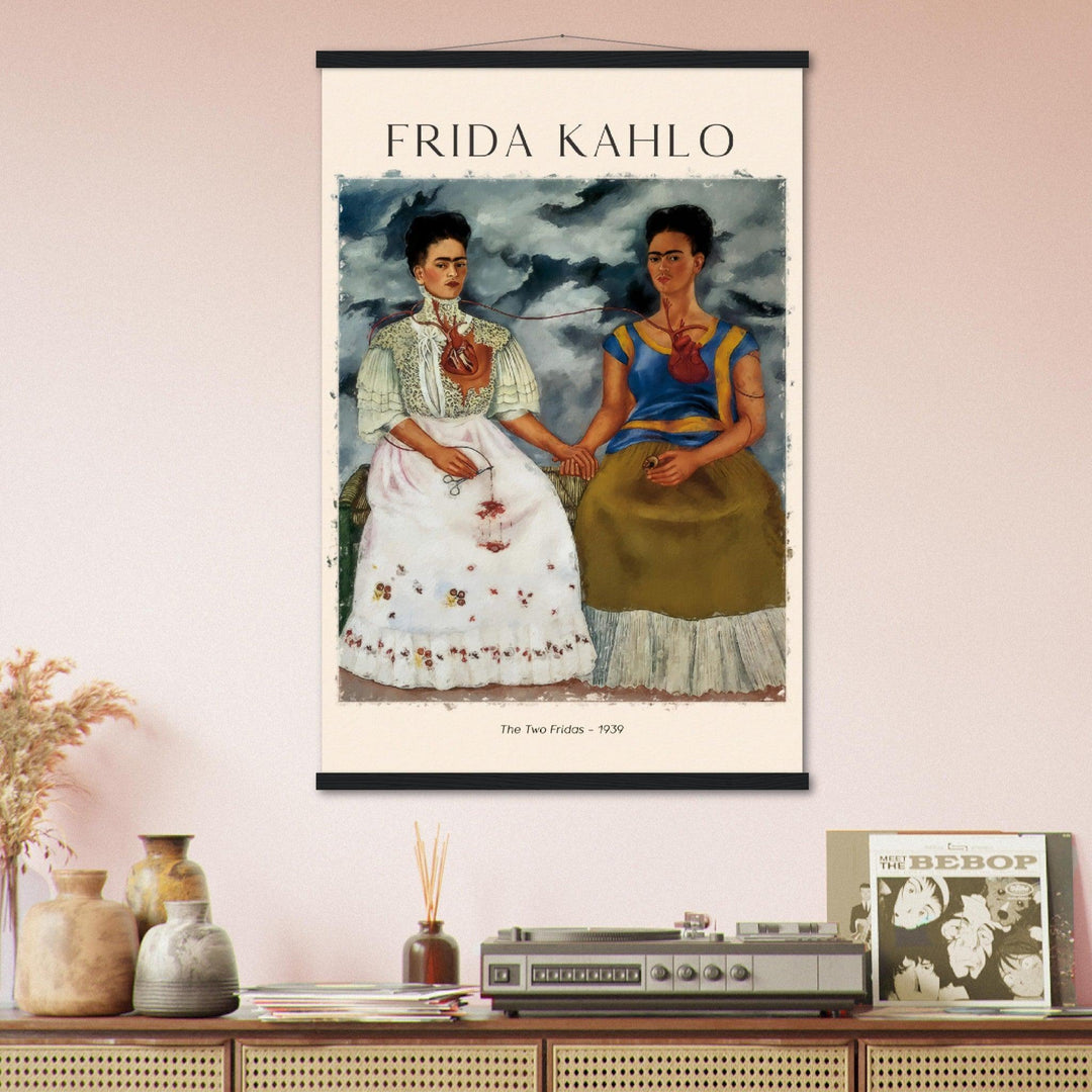 Die zwei Fridas Malerarbeiten von Frida Kahlo - Printree.ch abstrakte frauen, frau, Frauen, Kunst, Malen, Maler, Malerei, Meisterwerk