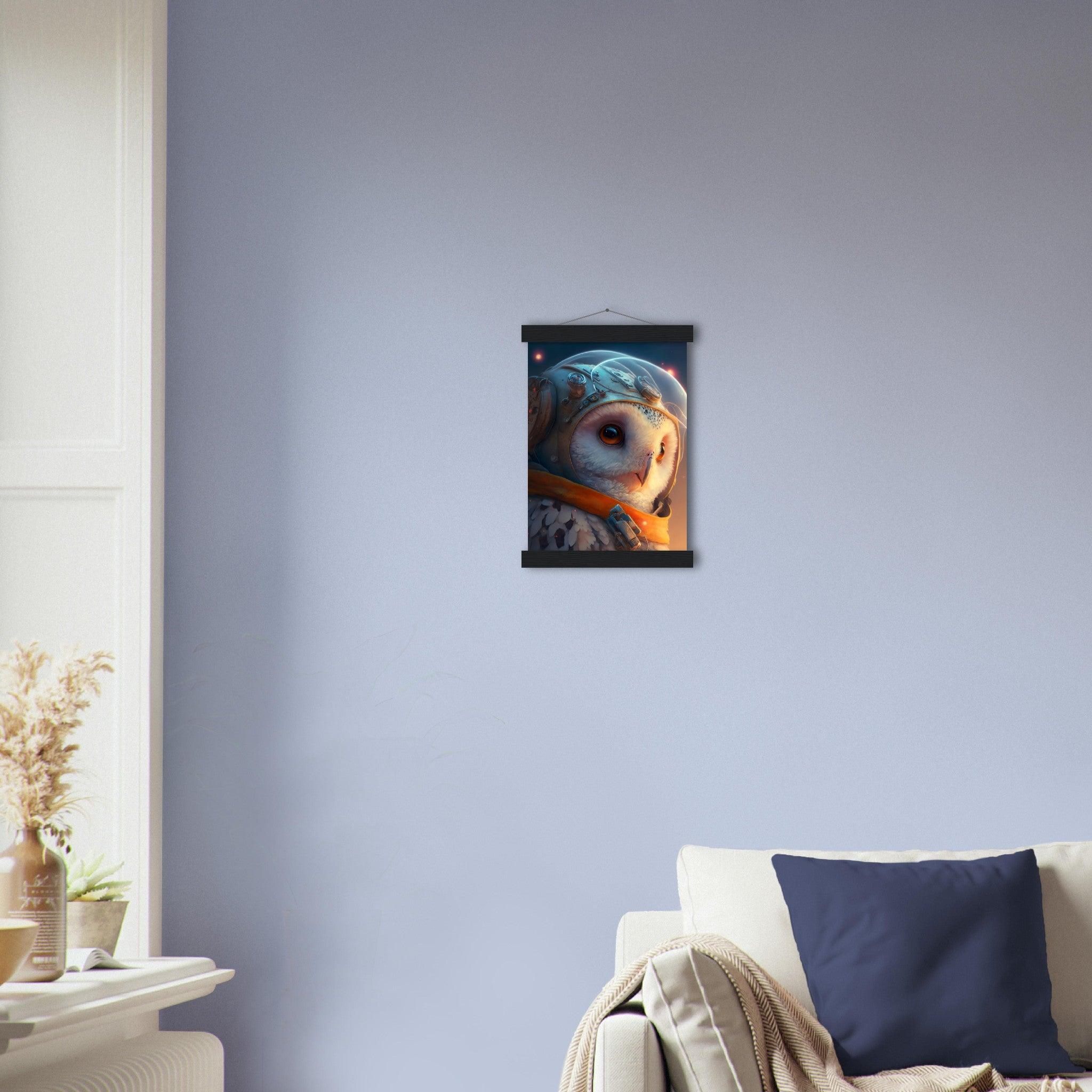 Eule Astronaut - Printree.ch 