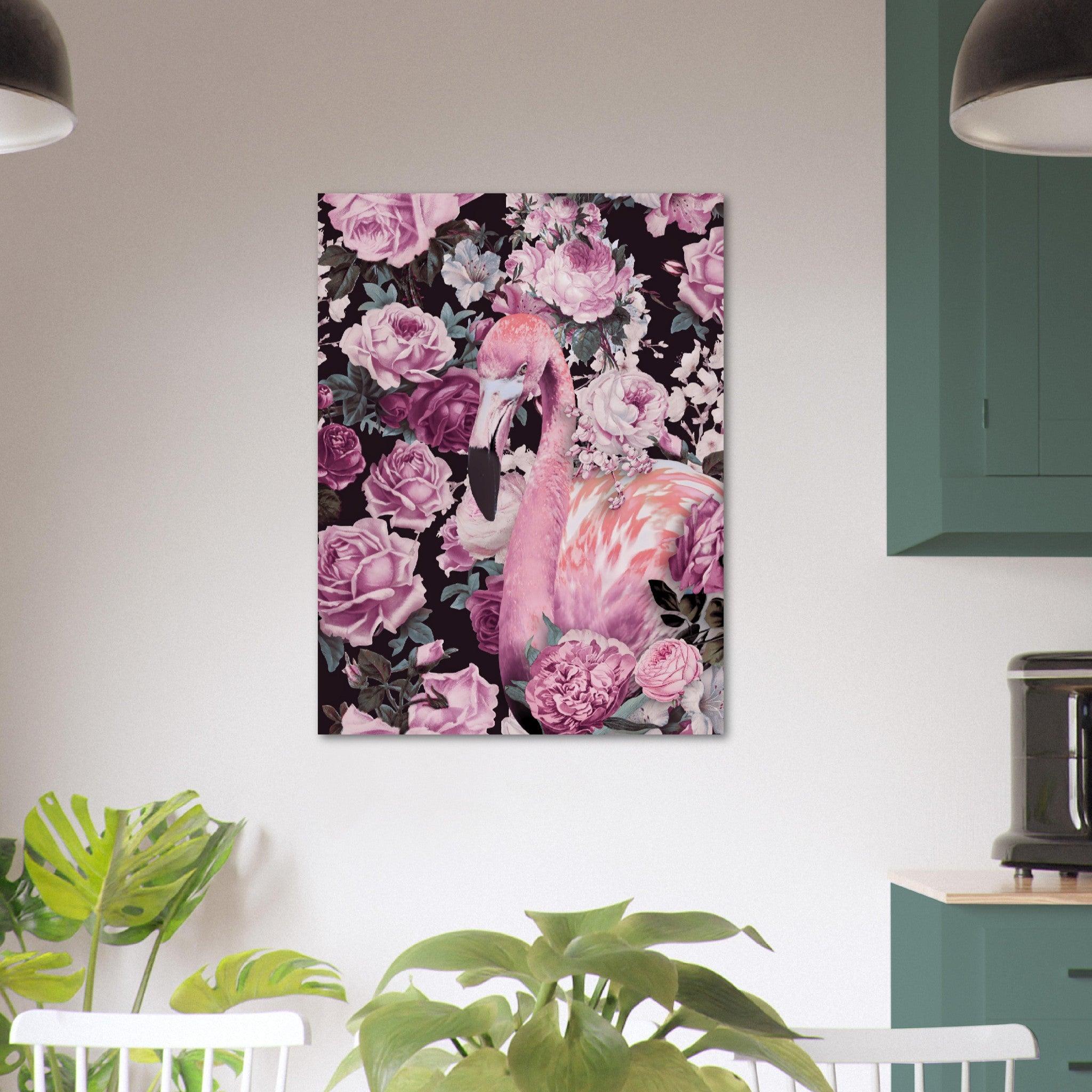 Flamingo in Rosen - Andrea Haase - Printree.ch Andrea Haase, Vertikal