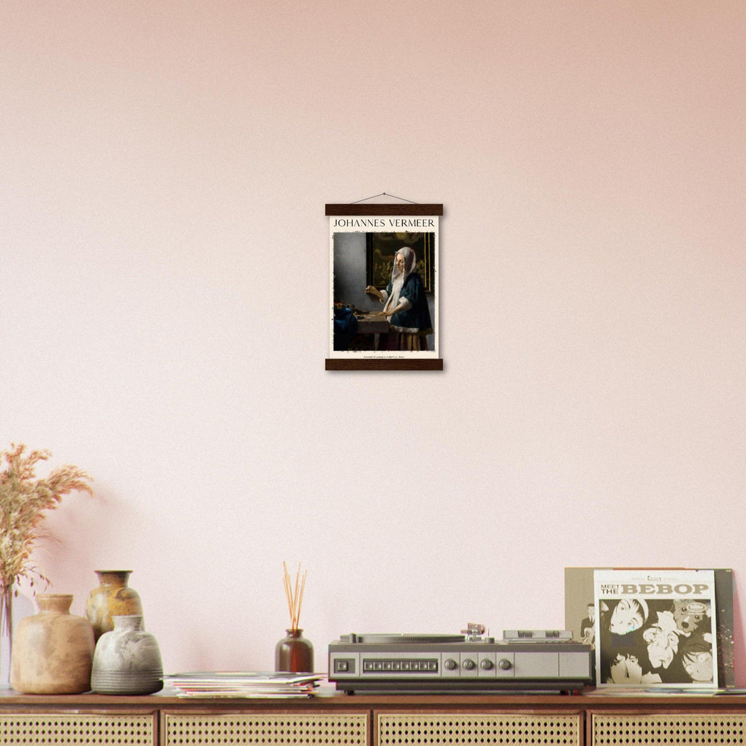Frau mit Waage Gemälde von Jan Vermeer - Printree.ch abstrakte frauen, frau, Frauen, Kunst, Malen, Maler, Malerei, Meisterwerk